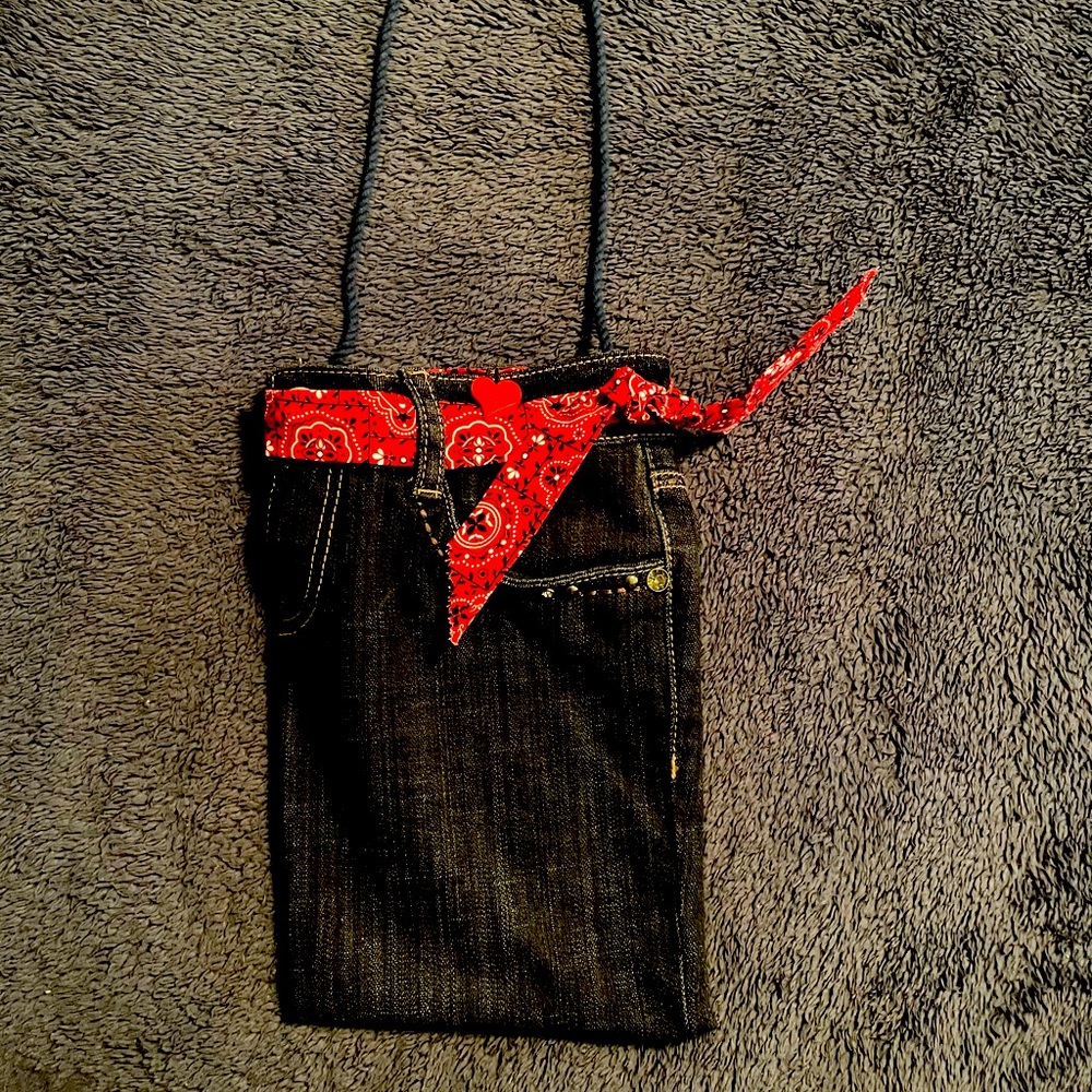Small jean purse